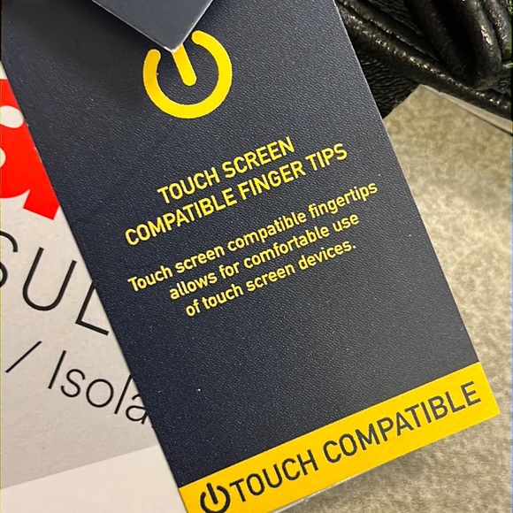 Polo Ralph Lauren Sheep Leather Winter Gloves Touch Screen new Men’s Size Medium - Picture 4 of 7